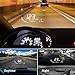 Trainshow A8 Head Up Display 5.5'' OBD II Car Windshield HUD with Speed Fatigue Warning RPM MPH Fuel Consumption Multiple-Color Bright Speeding Warning