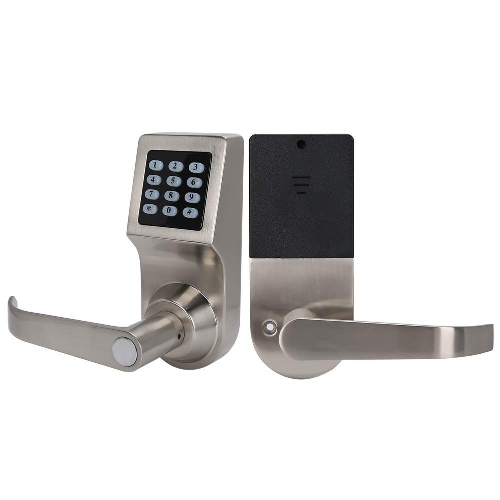 Digital Code Lock Door Lock, Door Lock With Code Digital Digital Lock Digital Door Lock Electronic Password Lock With IC Card Codes and Key Keypad Door Lock With Handle for home