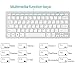 Wireless Keyboard and Mouse Combo,2.4G Ultra-Thin Mini Compact Portable for Laptop Mac Tablet Desktop PC Computer Windows OS Android(No Numeric keypad)(LC-DB22-2)