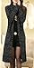 KUBITU Women's Casual Button Front Long Sleeved Chunky Knit Plus Size Sweater Cardigan Outwear with Pocket Medium Black