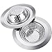 Anpro 2 Pack Stainless Steel 4.5-Inch Diameter Kitchen Sink Strainer Drain Filter