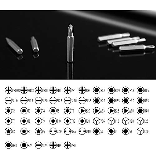 Mini Precision Electric Screwdriver, Small Cordless Automatic Screwdriver Set with 55 Precision Bits, Portable Electric Power Screw Driver For Laptop PC Cellphone Small Devices Repair Tools - Thumbnail 3