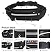 TAGVO Running Waist Pack with Adjustable Elastic Strap Suitable for All Women Men Anti-Bouncing Sweat Proof Fanny Pack, Fitness Sport Belt with Reflective Patch for Carrying Keys, Cards, Phones