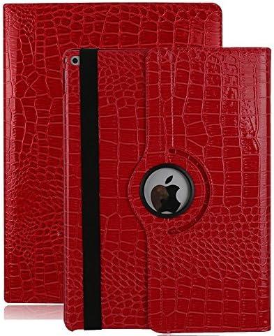Dream Wings iPad Air 3rd Generation Case Cover, 360 Degrees Rotating Folio Stand Slim Screen Protective Smart Case Cover for Apple iPad Pro 10.5 inch 2017 /iPad Air 3 10.5 inch 2019 (iPad 10.5, Red)