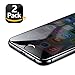 Eakase iPhone 7 Plus Glass Screen Protector, [2 Pack] Tempered Glass with Soft PET Frame 3D Full Coverage Anti-Scratch HD Clear Screen Protector Film for Apple iPhone 7+ 5.5 Inch (Black)