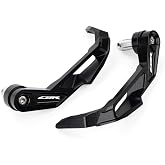 ZEXDDI CNC Motorcycle Handguards Compatible with CBR 600RR 1000RR 929RR 900RR 1100X CBR600RR CBR1000RR CBR250RR Brake Clutch Lever Guards Protector Accessories (Black)