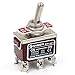 Baomain 2-Pack Toggle Switch, ON-ON DPDT 6-Pin 15A/250V AC 20A/125V AC,12mm mounting Hole,Screw Terminal,for Household Appliances,Electronic Industrial Equipment