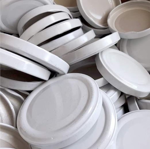 Metal lids for glass jars, airtight jars, replacement lid for preserves