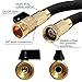 AMYER Garden Hose Expandable Garden Hose with Strong Flexible Latex Hose Core and Solid Brass Connector, 50 FT Garden Hose with 9 Function Spray Nozzle (Strong Pressure & Upgrade Version)