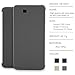 HTC One E9+ Dot View Case Smart Displaying Flip Protective Cover AaBbDd Professional Cell Phone Holster (Grey E9+)¡­