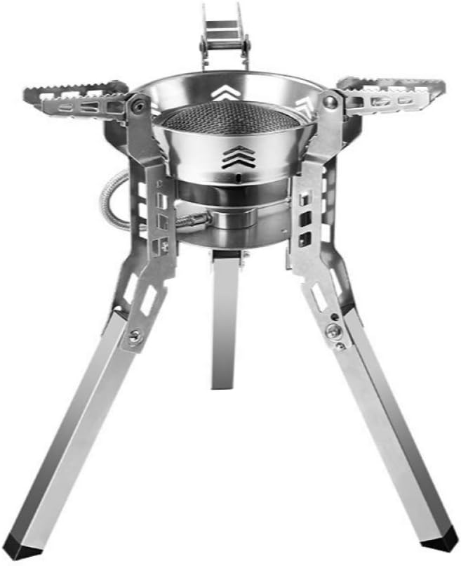 qiuqiu Outdoor Portable Gas Stove,Portable Backpacking