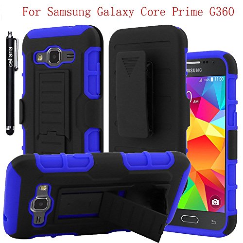 Buy Galaxy Core Prime Case, Cellaria Holster SX [Holster Case][Belt Clip][Shockproof][Heavy