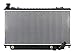 Radiator - Pacific Best Inc. Compatible/Replacement for 13044 08-09 Pontiac G8 6.0/6.2L, 11-11 Chevrolet Caprice PPV 6.0L - Plastic Tank, Aluminum Core