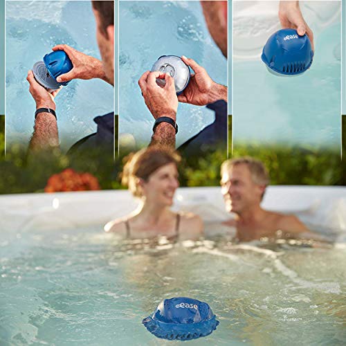 Frog Ease Floating Sanitizing System for Hot Tubs with 3 Refill Mineral