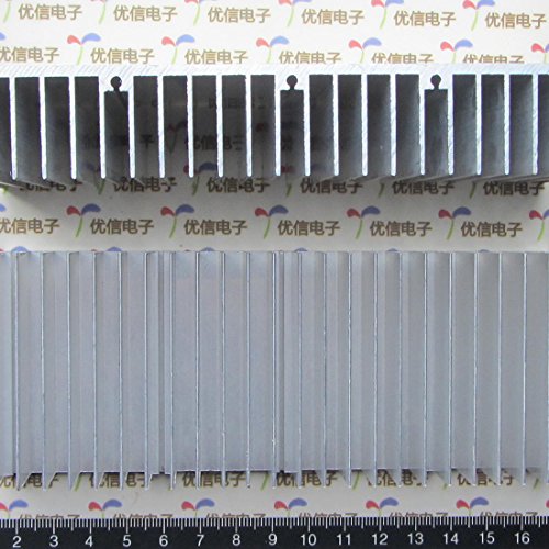 Aluminum Heatsink Cooling Fin 150mmx60mmx25mm for Power Amplifier