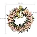 ManYee Front Door Wreaths Silk Wreath for Summer Artificial Rose Flowers Garland for Indoor Outdoor Home Kitchen Wall Wedding Festival Holiday Decorations