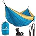 MalloMe Double Portable Camping Hammock - 27 Colors - Heavy Duty Tree Straps Included In Most Colors