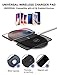 Dual Wireless Charging Pad,ICONFLANG Double Wireless Charger Pad for iPhone 8 iPhone 8 Plus iPhone X Samsung Note8 S8 S8+ S7 S7 Edge S6 S6 Edge (AC Adapter Not Included) - Black