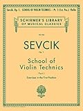 School of Violin Technics, Op. 1 - Book 1: Schirmer