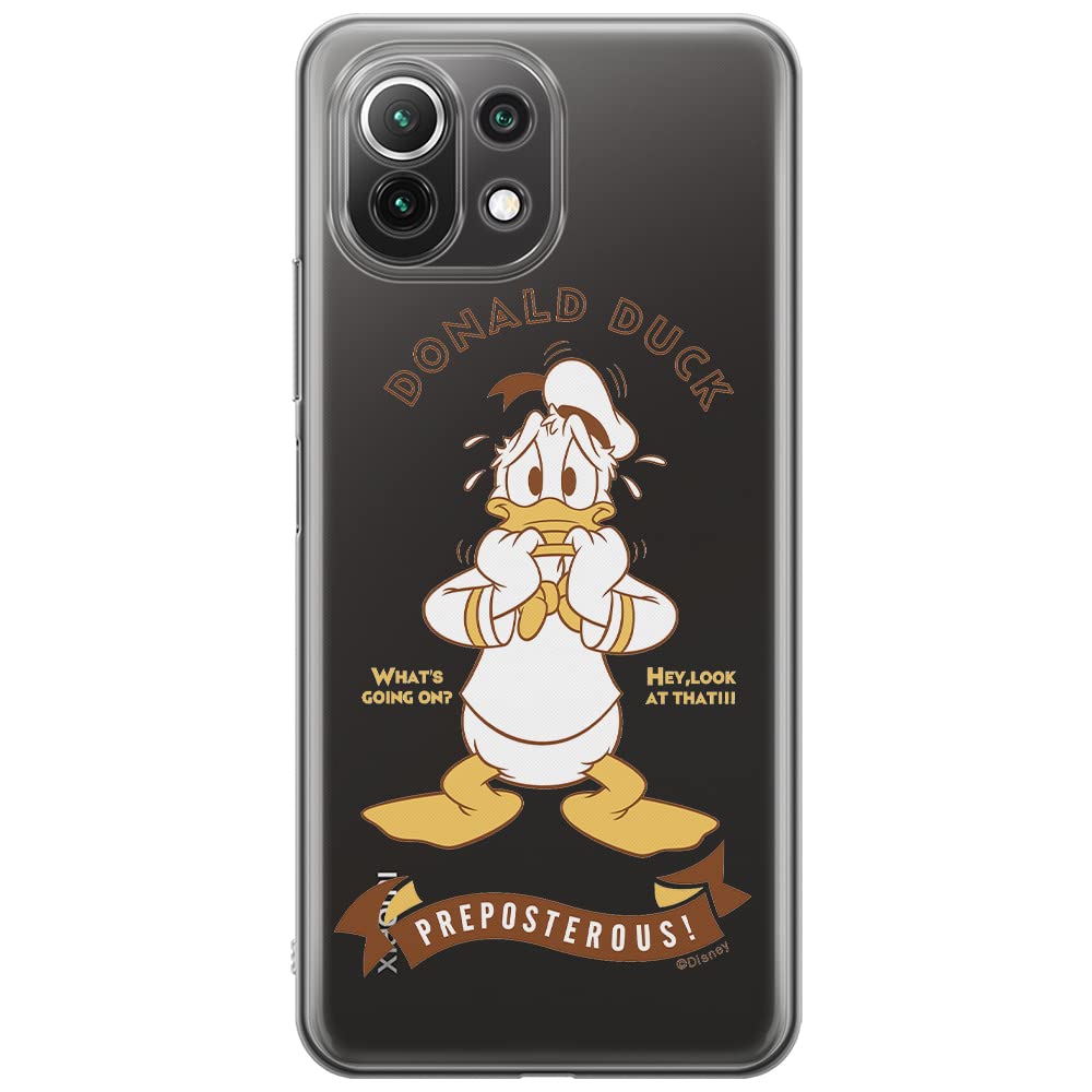 ERT GROUP mobile phone case for Xiaomi 11 Lite 4G/5G original and officially Licensed Disney pattern Donald 004, partially transparent — image 1