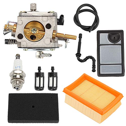 Mannial Carburetor Carb with Air Filter Kit fit STIHL TS400 TS 400 Concrete Cut-Off Saw Replace 4223 120 0600 Tillotson HS-274E