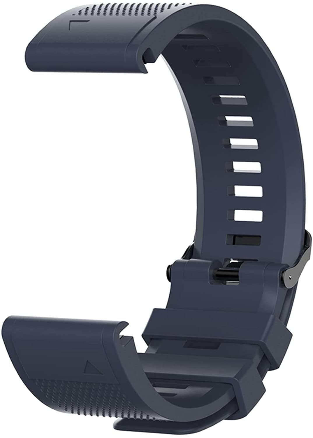 Fleshy Leaf 26mm Silicone Band Compatible for Garmin Fenix 7X,Fenix 6X,Fenix 6X Pro,Fenix 5X,Fenix 5X Plus/Fenix 3/3 HR,Quick Release Strap Wristband (Dark blue)