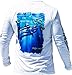 Tru Blue Angler-High Performance - Dri Fit UPF 30+ Fit Mens Long Sleeve Fishing Shirt XL