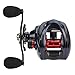 KastKing Spartacus Maximus Metal Low Profile Baitcasting Fishing Reel – Saltwater Baitcaster- 10 + 1 Shielded Stainless Bearings - 25 LB Carbon Fiber Drag Baitcaster.