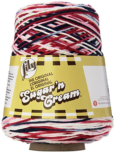 UPC 057355390164, Lily Sugar &#39;N Cream Yarn, 14 Ounce Cone, Nautical Ombre, Single Ball