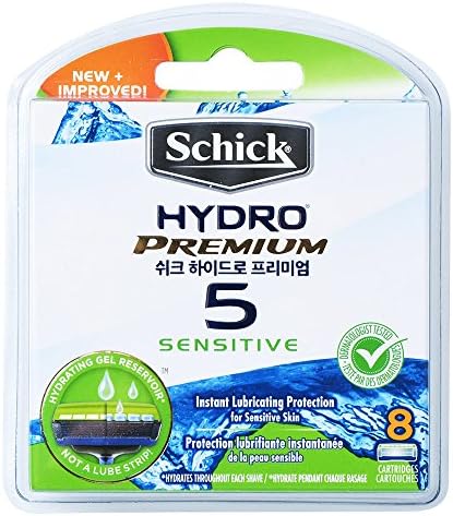 Schick HYDRO 5 Premium Sensitive Blade 8 Cartridge Refills