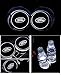 JSAMZ Car Logo LED Cup Pad led cup coaster USB Charging Mat Luminescent Cup Pad LED Mat Interior Atmosphere Lamp Decoration Light ( Land rover )
