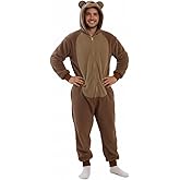 XXLOG Adult Onesie Halloween Costume Unisex Animal Pajamas Cosplay One Piece Sleepwear for Women and Men