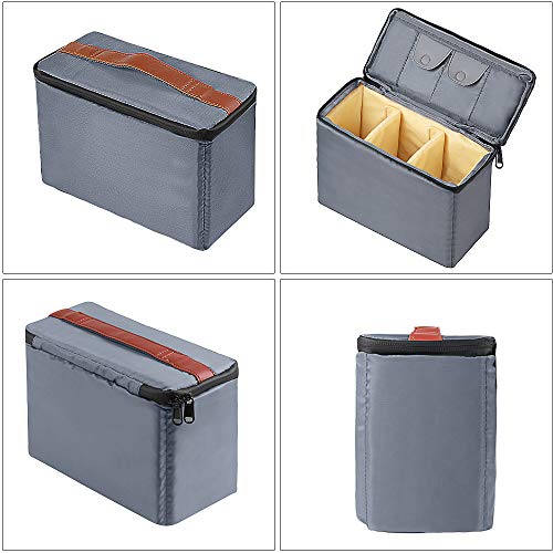 Camera Insert Bag Padded Backpack Case DSLR SLR Camera Travel Inner Case for Sony,Canon,Nikon,Olympus