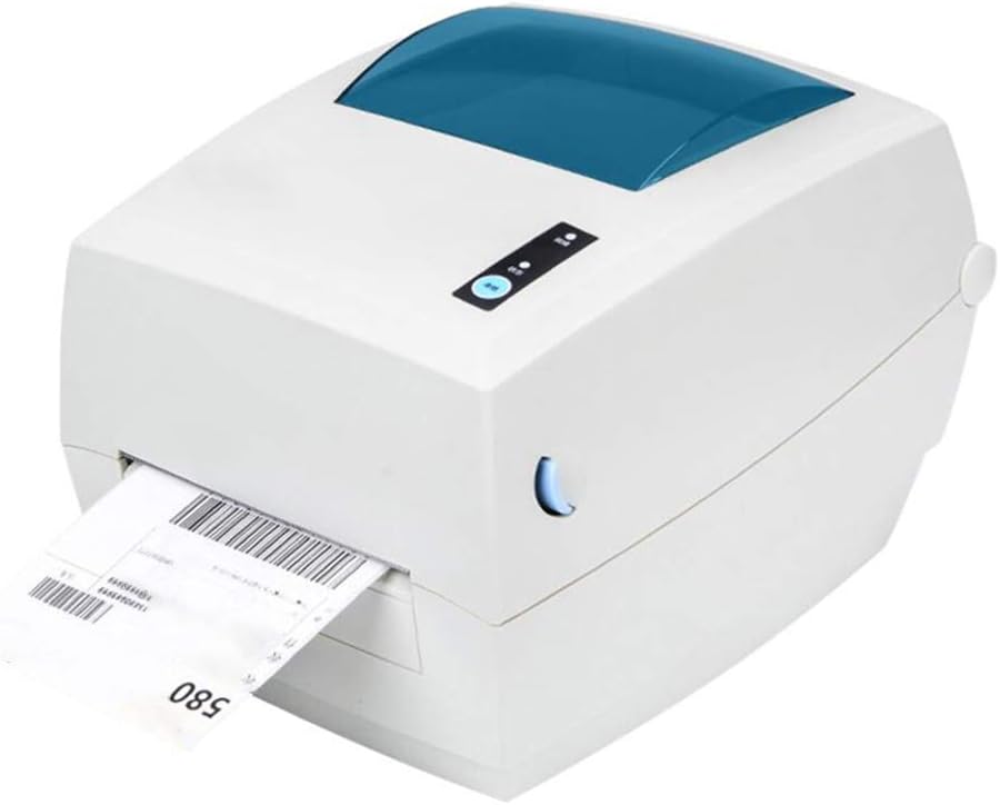 Thermal Label Printer, Label Maker Label Receipt Printer USB Connection 125mm/s Thermal Bar Code