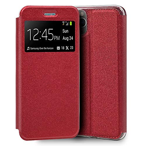 Cool Flip Cover Case for iPhone 11 Pro Smooth Red