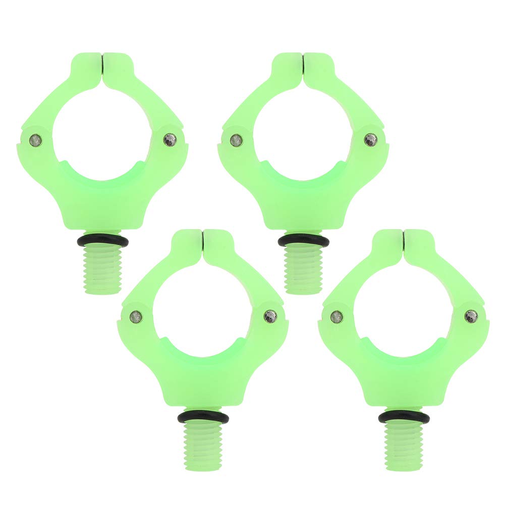 Magnetic Fishing Bracket, Adjustable 4 Piece Set Fishing Rod Rest Holder Green for River Lake Sea Anglers Beginners Professionals