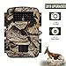 WOSPORTS Trail Camera, 2018 Upgraded 1080P 12MP Hunting Game Camera, Wildlife Camera with Upgraded 850nm IR LEDs Night Vision 65ft, 2.4''LCD IP54 for Home Security Wildlife Monitoring/Hunting