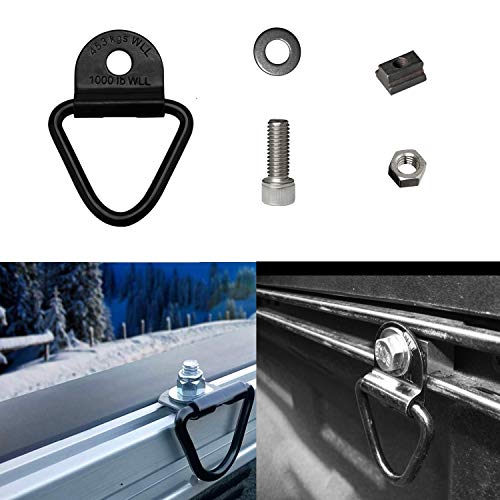 5 Pack of T Slot Nuts-Tie Down Anchors-3/8-16x1 Socket Head Cap Screws Kit for Toyota Tunda & Toyota Tacoma Pick-Up Truck Bed Deck Rails Trailer Warehouse Boat Bed Deck Rail Accessories & Tie Downs