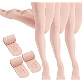 HETH Ballet Tights for Girls - Ultra Soft Dance Tights Convertible Tight