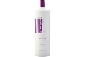 Fanola No Yellow Purple Hair Mask - Acidic pH Deep Conditioning Hair Mask for Blonde, Bleached & Grey Shades - Intense Violet Pigment Neutralizes Brassy Tones (33.8 Fl oz)
