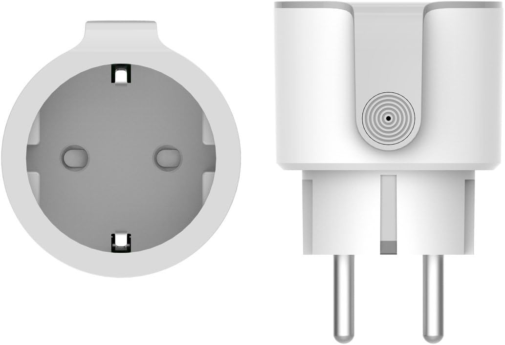 Electric Wifi Smart Plug Socket Energy Monitor Timer Available IFTTT European Compatible with Alexa Echo Google Home Assistance and Suitable for Home and Traveling
