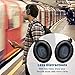 Active Noise Cancelling Bluetooth Headphones, iDeaUSA V201 Wireless Over Ear Headset with 25 Hours Playback, Microphone apt-X HiFi Stereo Sound Headphones for Travel Computer TV Phone - Black