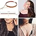 Tpocean 21Pcs Rainbow Lace Tattoo Choker Set Gothic Punk Velvet Necklaces Girls Teens Party Gifts