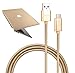 Arrela Type C Cable [1 pack] 3.3ftType C to Type A Braided Nylon Cable with Aluminum Connector for Macbook, LG G5, Nexus 6P,Nexus 5X, charging cable data sync, AC98 Gold