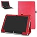 Insignia Flex NS-P10W8100 / NS-P10A8100K Case,Mama Mouth PU Leather Folio 2-Folding Stand Cover for 10.1