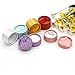 Adecco LLC 12 PCS Gift Boxes for Jewelry, Round Shape Earring Boxes, Small Ring Jewelry Boxes, 6 Assorted Color