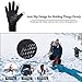 Cevapro Winter Warm Gloves, Touchscreen Gloves Cold Weather Cycling Gloves Windproof Winter Sports Gloves for Running, Biking, Driving, Climbing, Hiking - Men & Women
