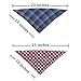 Chiachi Pet Dog Bandana Scarf Pack-SCENEREAL Triangle Bibs Reversible Plaid Printing Kerchief Set Accessories for Small to Large Dogs Cats Pets