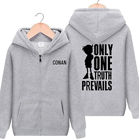 Amazon Xcostume コナンコスプレパーカー Conan 長袖tシャツ 工藤新一 衣装 クッズ グレー アニメ コート 通常用 学生用 変装 仮装 クリスマス ハロウィン イベンド 女性 学園祭り サイズs コスプレ 仮装 通販