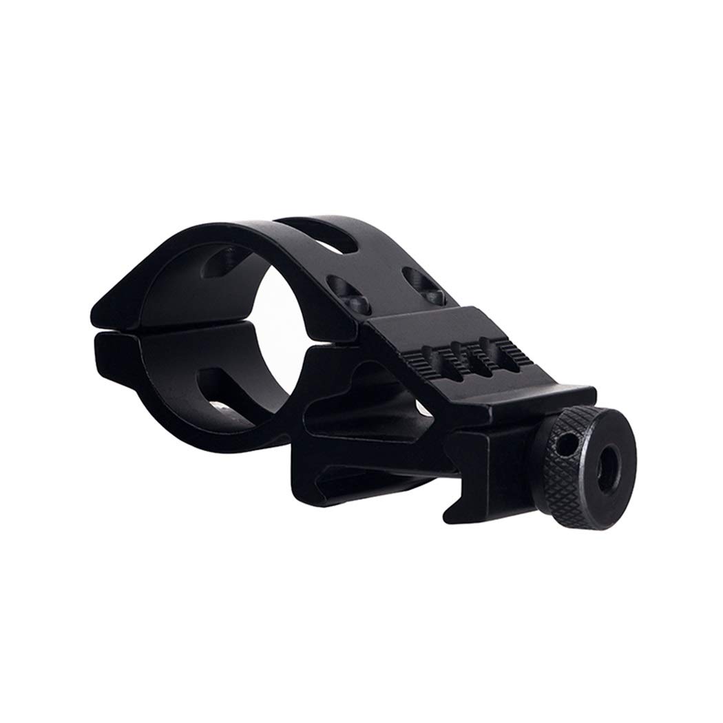 FOCUHUNTER Offset Angolato Scope Rings - 25.4mm Torcia Elettrica Mount Rings 20mm Weaver/Picatinny Rail, Accessorio per Fucile